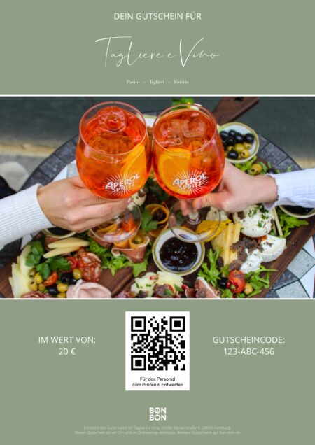 Restaurant-Gutschein für Tagliere e Vino